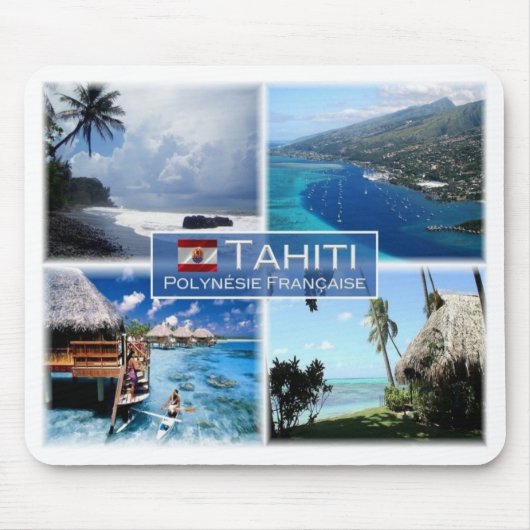 Tapis De Souris PF Polynésie française - Tahiti - (Devant)