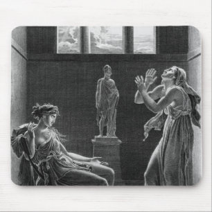 Tapis De Souris Phaedra et Oenone, illustration de l'acte I