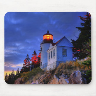 Tapis De Souris Phare bas de port, Maine