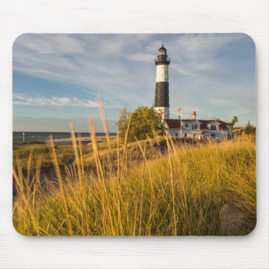 Tapis De Souris Phare Big Sable Point Sur Le Lac Michigan (Devant)