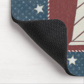 Tapis De Souris Phare côtier de l'art | sur le rouge (Coin)