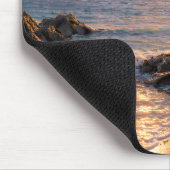 Tapis de souris Phare Coucher de soleil Mouette Pl (Coin)