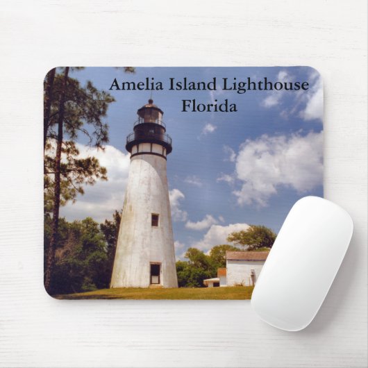 Tapis De Souris Phare d'Amelia Island, Floride Mousepad (Avec souris)