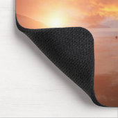 Tapis De Souris Phare dans le coucher du soleil (Coin)