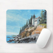 Tapis De Souris Phare de Bass Harbor (Avec souris)