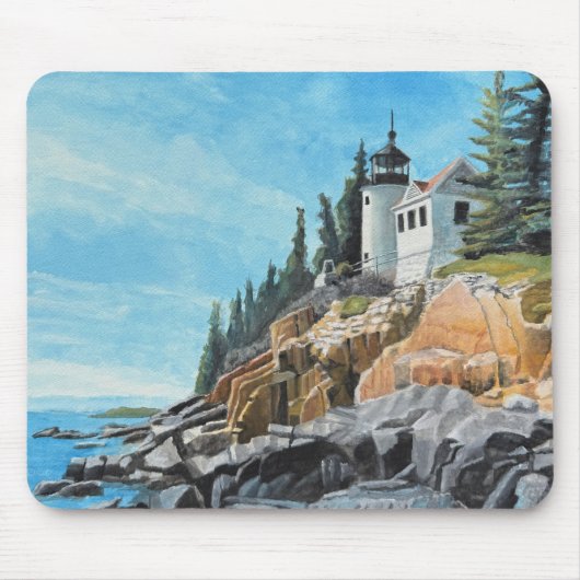 Tapis De Souris Phare de Bass Harbor (Devant)