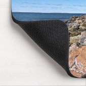 Tapis De Souris Phare de Bass Harbour Head, Maine Mousepad (Coin)