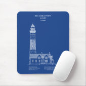 Tapis De Souris Phare de Big Sable Point - Michigan – ap. J.-C. (Avec souris)
