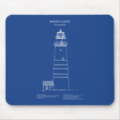 Tapis De Souris Phare de Boston - Massachusetts - AD (Devant)