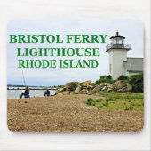 Tapis De Souris Phare de Bristol Ferry, Rhode Island Mousepad (Devant)