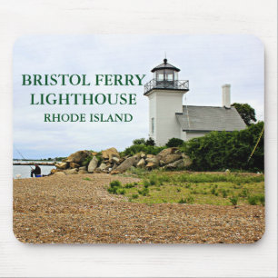 Tapis De Souris Phare de Bristol Ferry, Rhode Island Mousepad
