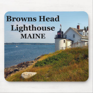 Tapis De Souris Phare de Browns Head, Maine Mousepad
