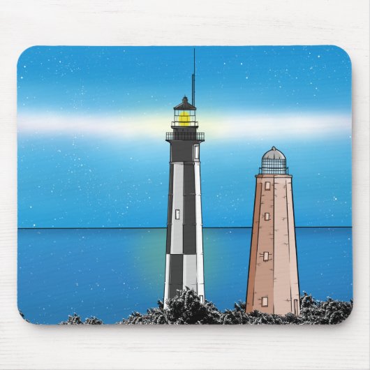 Tapis De Souris Phare de Cape Henry Virginie (Devant)