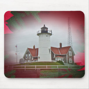 Tapis De Souris Phare de Christmas Nobska Point