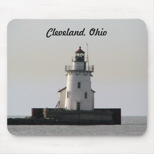 Tapis De Souris Phare de Cleveland Ohio Harbour (Devant)