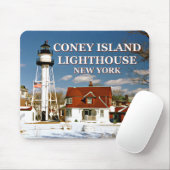 Tapis De Souris Phare de Coney Island, New York Mousepad (Avec souris)