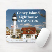 Tapis De Souris Phare de Coney Island, New York Mousepad (Avec souris)
