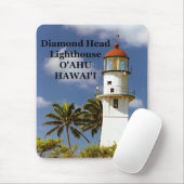 Tapis De Souris Phare de Diamond Head, O'ahu, Hawai'i Mousepad (Avec souris)