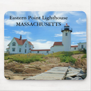 Tapis De Souris Phare de Eastern Point, Massachusetts Mousepad