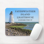 Tapis De Souris Phare de Fayerweather Island, Connecticut (Avec souris)