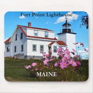 Tapis De Souris Phare de Fort Point, Maine Mousepad