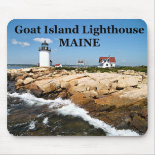 Tapis De Souris Phare de Goat Island, Maine Mousepad