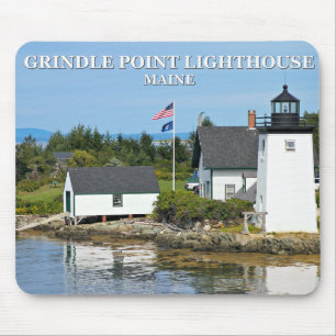 Tapis De Souris Phare de Grindle Point, Maine Mousepad