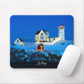 Tapis De Souris Phare de Holiday Nubble (Avec souris)
