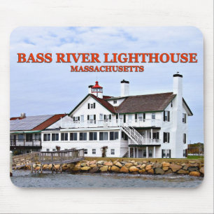 Tapis De Souris Phare de la rivière Bass, Massachusetts Mousepad