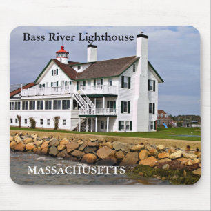 Tapis De Souris Phare de la rivière Bass, Massachusetts Mousepad