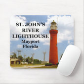Tapis De Souris Phare de la rivière St. Johns, Floride Mousepad (Avec souris)