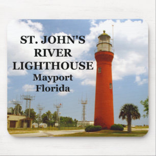 Tapis De Souris Phare de la rivière St. Johns, Floride Mousepad