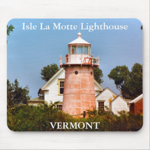 Tapis De Souris Phare de l'île La Motte, Vermont Mousepad
