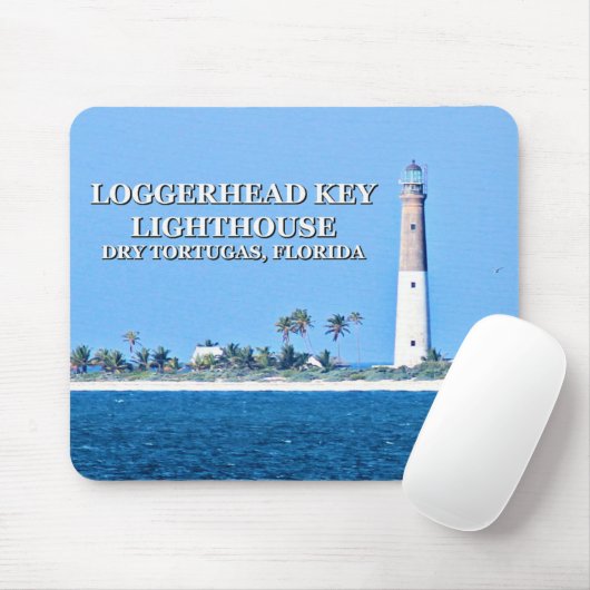 Tapis De Souris Phare de Loggerhead Key, Floride Mousepad (Avec souris)