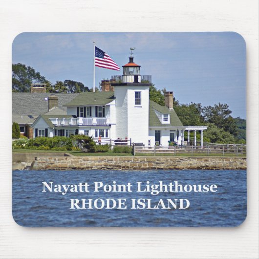 Tapis De Souris Phare de Nayatt Point, Rhode Island Mousepad (Devant)