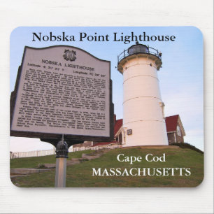 Tapis De Souris Phare de Nobska Point, Massachusetts Mousepad