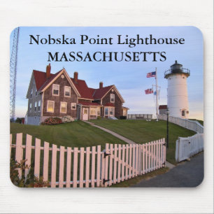 Tapis De Souris Phare de Nobska Point, Massachusetts Mousepad