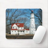 Tapis De Souris Phare de North Point, WI Mousepad de Milw (Avec souris)
