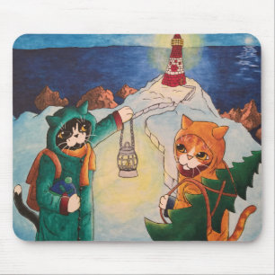 Tapis De Souris Phare de nuit
