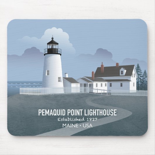 Tapis De Souris Phare de Pemaquid Point (Devant)