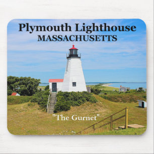 Tapis de souris phare de Plymouth, "The Gurnet", M