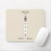 Tapis De Souris Phare de Ponce de Leon Inlet - Floride - SBD (Avec souris)