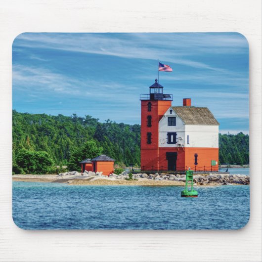 Tapis De Souris Phare de Round Island (Devant)