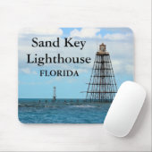 Tapis De Souris Phare de Sand Key, Floride Mousepad (Avec souris)