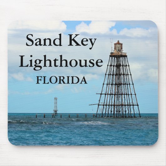 Tapis De Souris Phare de Sand Key, Floride Mousepad (Devant)