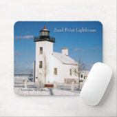 Tapis De Souris Phare de Sand Point Escanaba mousepad (Avec souris)