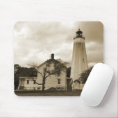 Tapis De Souris Phare de Sandy Hook (Avec souris)