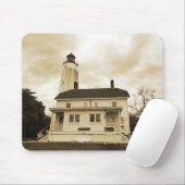 Tapis De Souris Phare de Sandy Hook (Avec souris)