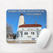 Tapis De Souris Phare de Sandy Hook, New Jersey Mousepad (Avec souris)