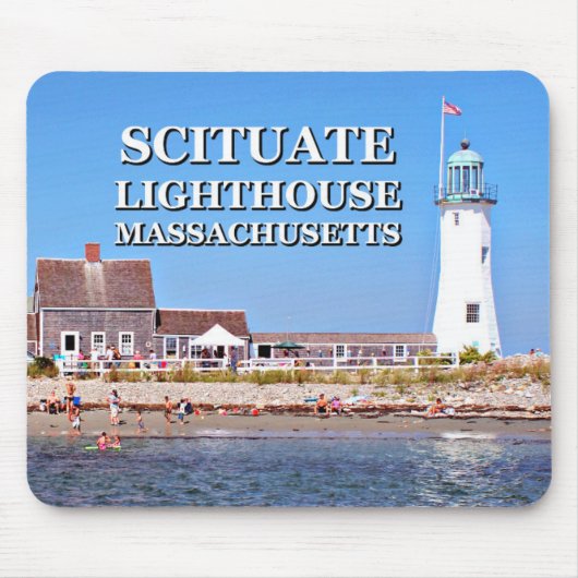 Tapis De Souris Phare De Scituate, Massachusetts Mousepad (Devant)